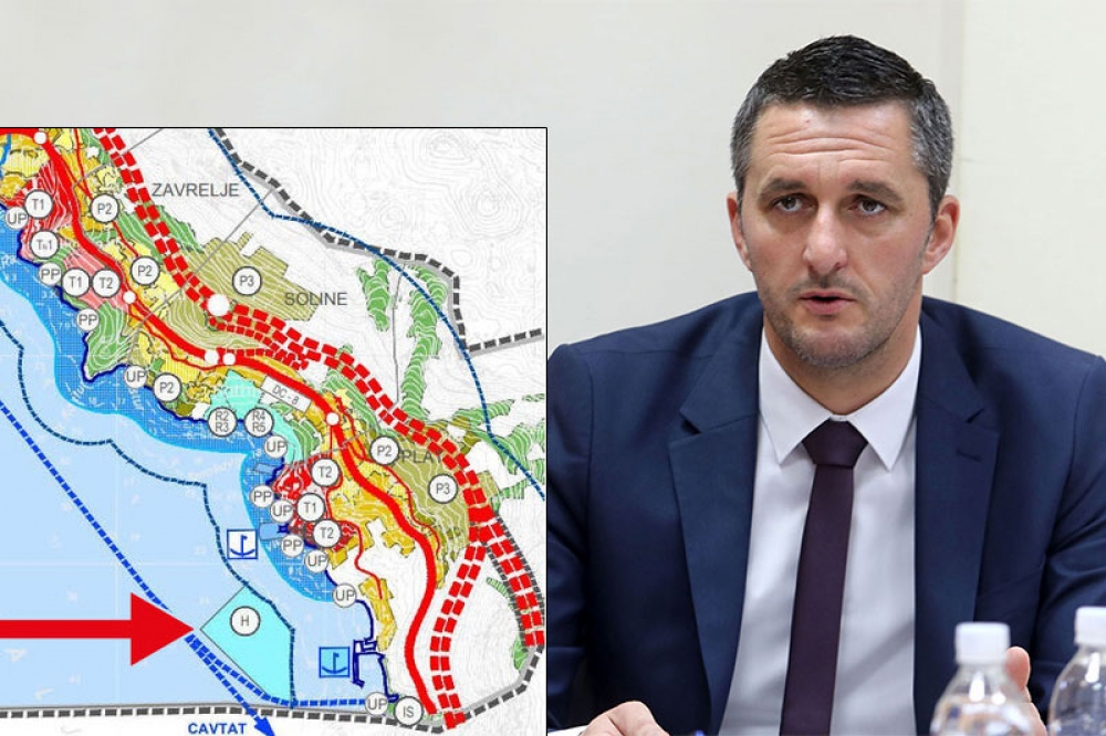 Zona marikulture u Prostornom planu - Jure Marić; Radi se o pogre&scaron;ci, previdom je ostalo na kartografskom prikazu