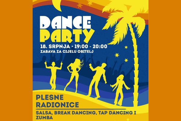 Plesne radionice - Salsa, Break dancing, Tap dancing i Zumba na Trgu ispred zgrade Općine