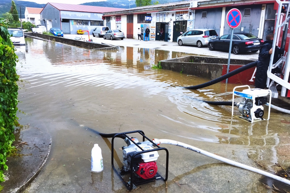 Ekstremne količine oborina; Jučer je u Župi dubrovačkoj u samo nekoliko sati palo 132.6 mm ki&scaron;e