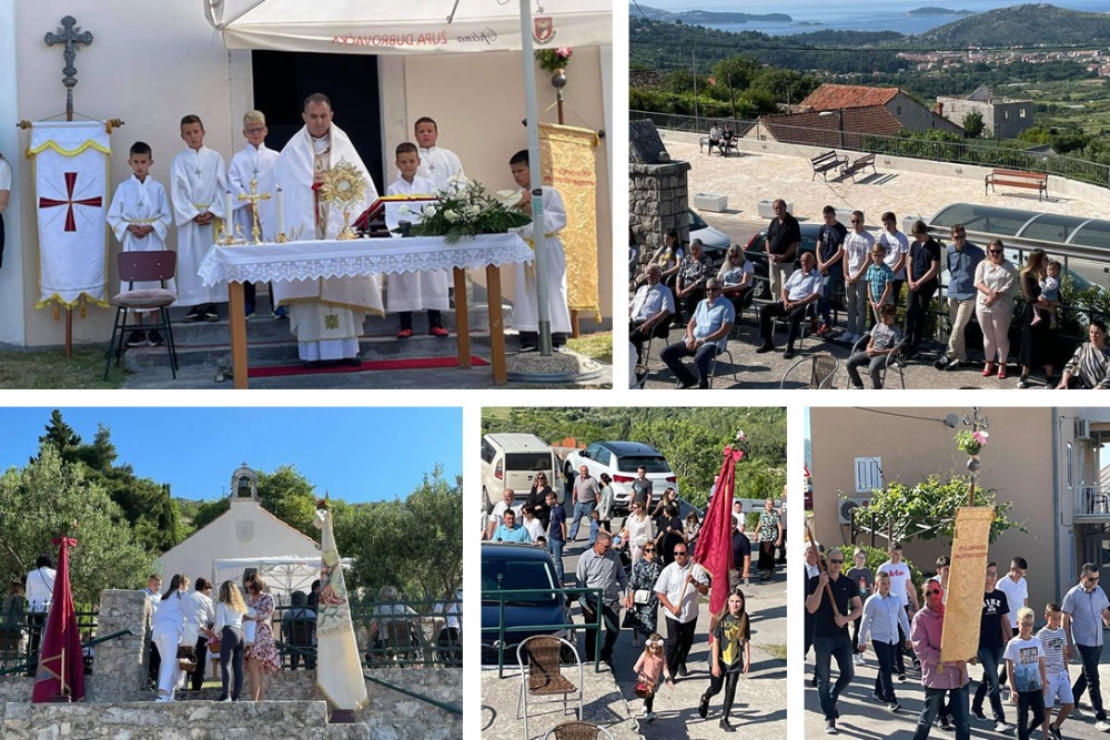 Postranjani Svetkovinu Tijelova proslavili na Bravincu ispred kapele sv. Ivana (FOTO)