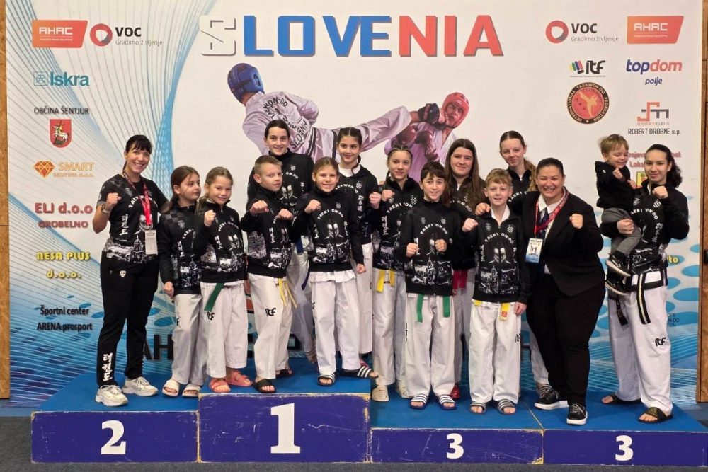 Taekwon-do klub "Shark" nastupio AHAC Cup Championshipu 2026 u Sloveniji