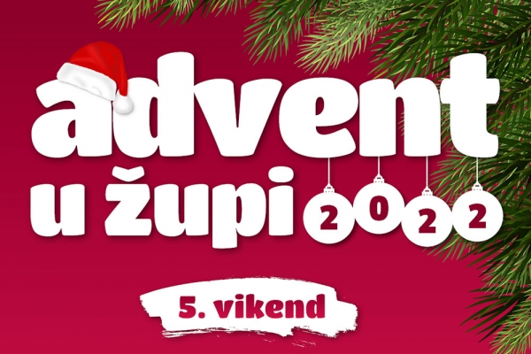 Peti vikend Adventa u Župi: Koncert Bjelou&scaron;ki, Dječji doček s Edijem Jertecom, Doček Nove uz Talire