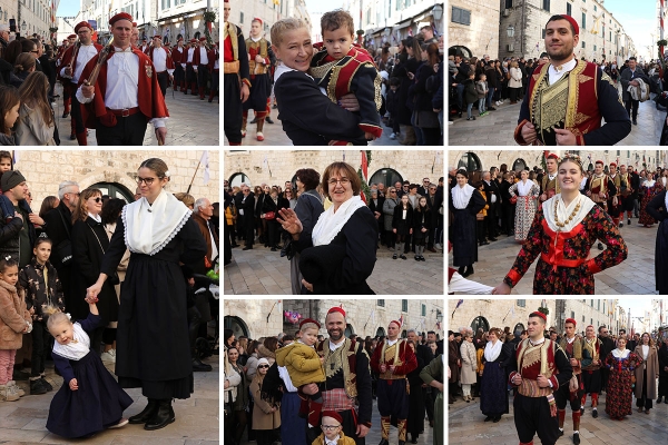 Župljani na procesiji Feste Svetog Vlaha - Tradicionalna 17. FOTOGALERIJA