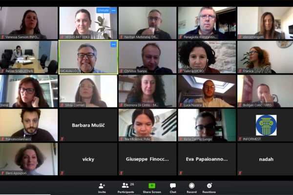 Video konferencijom započeo projekt Creatures Regionalne agencije Dunea i partnera