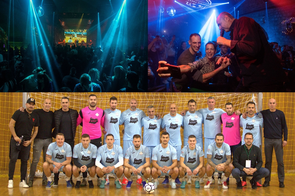 Večera u Bistro Revelinu nakon malonogometnog turnira Dubrovnik Prestige, za Revelin igrao Marko Livaja