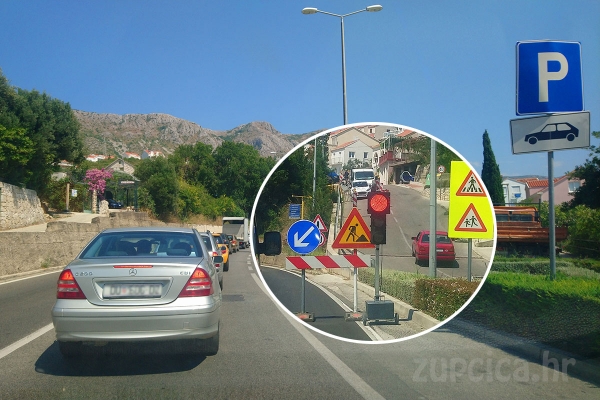 Semafori na magistrali kod skretanja za Postranje, kolona od Srebrenog do Trgovi&scaron;ta (FOTO)