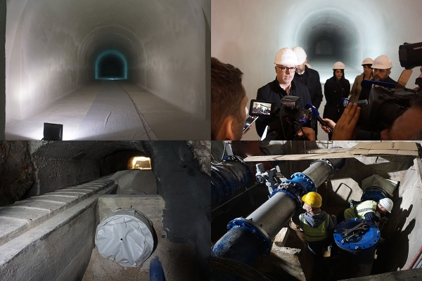 Vodovod po prvi put javnosti predstavio saniranu vodnu komoru u hidrotehničkom tunelu ispod Srđa (FOTO)