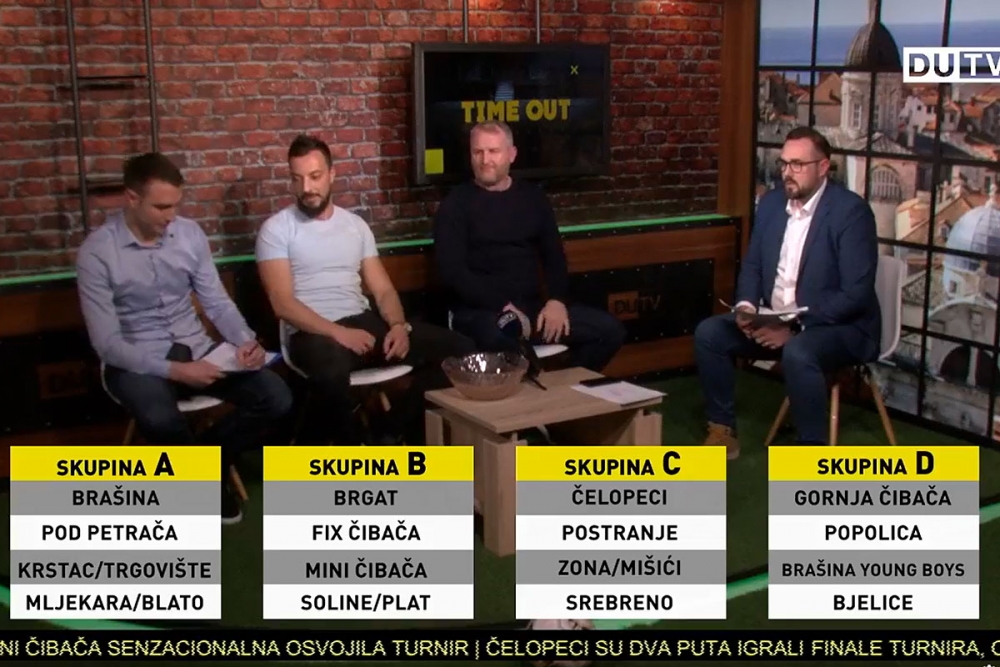 Ždrijeb Turnira župskih mjesta održan pred kamerama DUTV-a, evo tko je s kim u skupinama