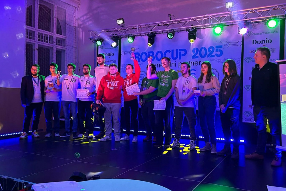 Duje Handabaka osvojio prvo mjesto na međunarodnom natjecanju RoboCup Slovakia Open 2025.