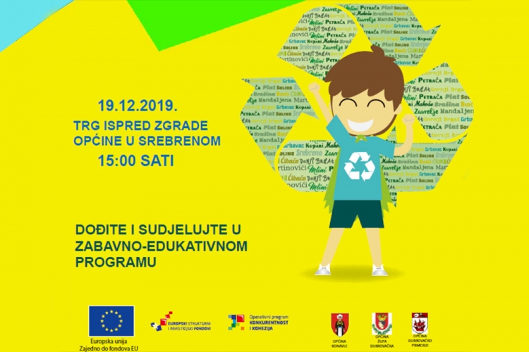 Obilježavanje Međunarodnog dana borbe protiv plastičnih vrećica na trgu ispred Općine