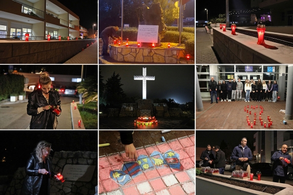 U Župi večeras Vukovar svijetli; Upaljene svijeće u spomen na žrtve Grada heroja i &Scaron;kabrnje (FOTOGALERIJA)