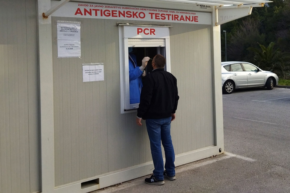 Danas u županiji 119 novih slučajeva zaraze - osam iz Župe dubrovačke, hospitalizirano 12 oboljelih