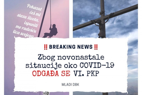 Planinarski križni put koji se trebao održati ovog vikenda se odgađa zbog situacije oko COVID-19
