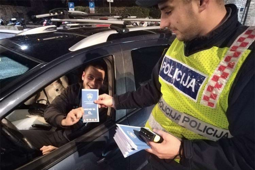 Postaja prometne policije Dubrovnik i ove godine provodi projekt "Vikend s 0 promila"