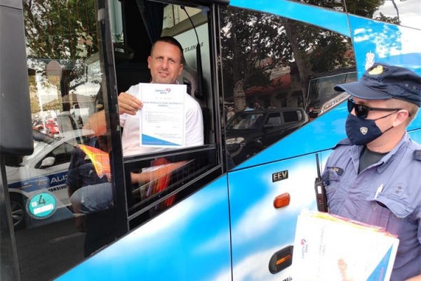 Obilježen Dan bez poginulih u prometu, vozači potpisivali prisegu o poželjnom pona&scaron;anju
