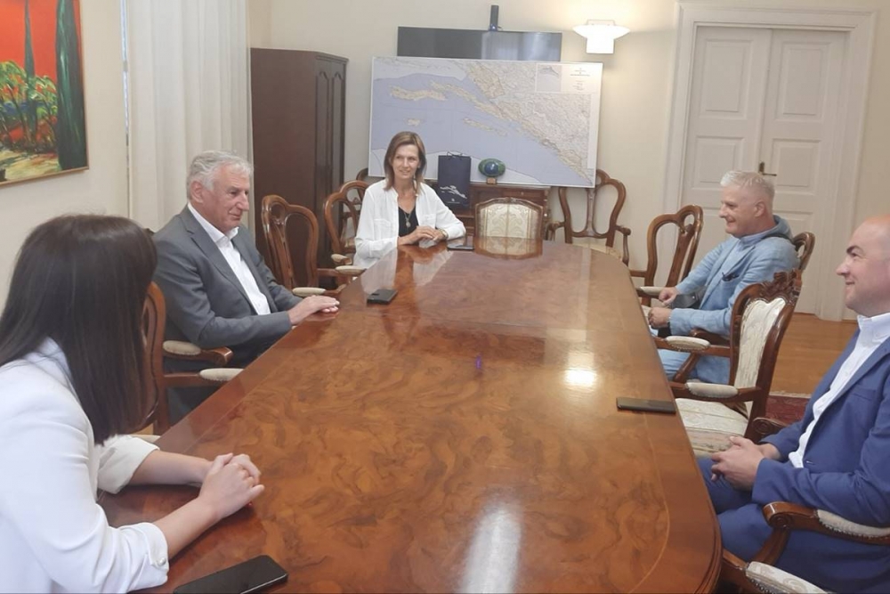 Dobroslavić primio novog predsjednika Zajednice &scaron;porta DNŽ Blaža Peza i dosada&scaron;njeg predsjednika Branka Bazdana