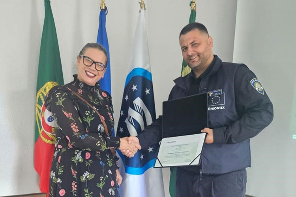 Ivan &Scaron;unjić, policajac PU dubrovačko-neretvanske među najboljim polaznicima Europskog tečaja za timove vodiča pasa