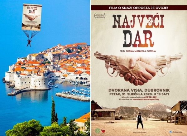 Najveći dar" Film o snazi oprosta prikazuje se u dvorani Visia