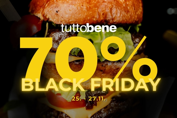 Black Friday vikend - Najveći popust daje TuttoBene - 70% jo&scaron; danas i sutra