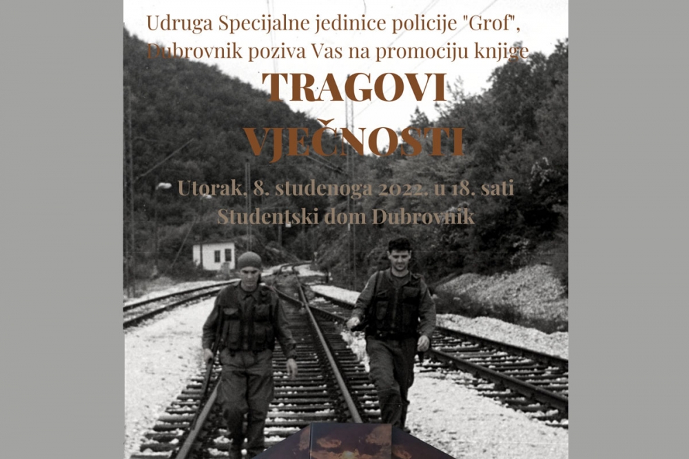 "Tragovi vječnosti" - Promocija knjige Tihane Biuk Maga&scaron; o sjećanjima na poginule pripadnike SJP Grof