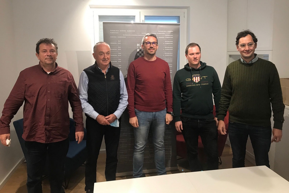Izabrano novo vodstvo Strukovne grupe graditeljstva Županijske komore Dubrovnik
