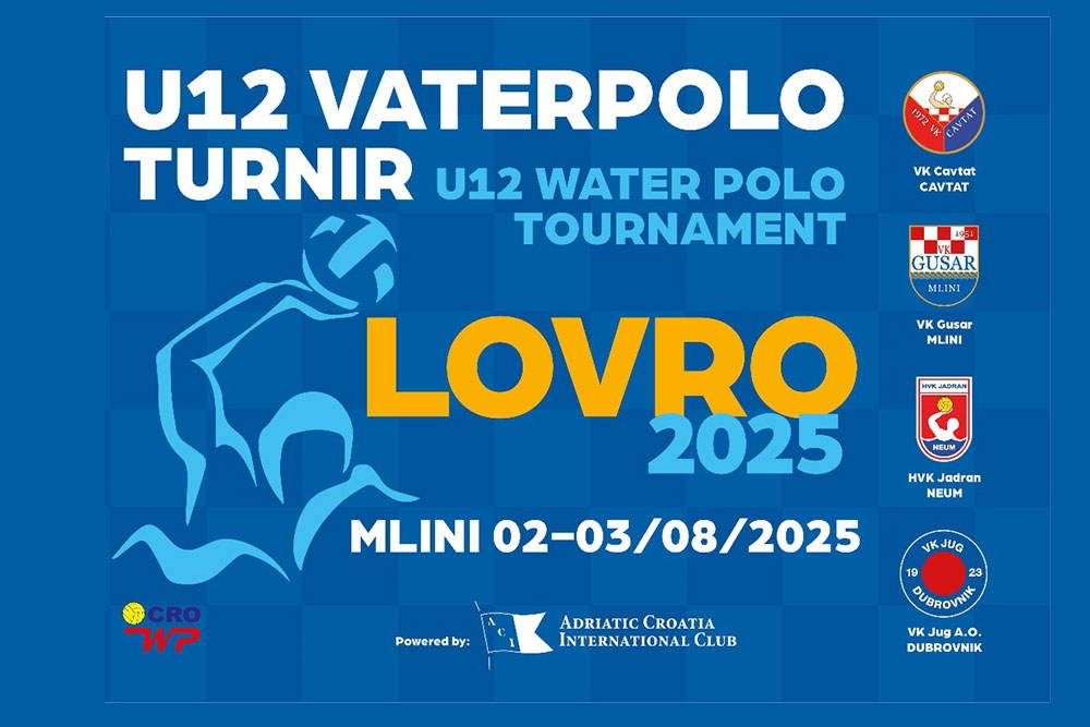 Večeras i sutra na plivali&scaron;tu u Mlinima treće izdanje U12 vaterpolo turnira "Lovro"