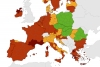 Jadranske županije i dalje u narančastoj zoni, zacrvenila se Slavonija i dio sredi&scaron;nje Hrvatske