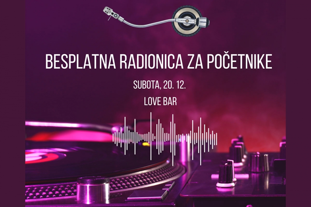 Besplatna Vinyl DJ radionica za početnike u organizaciji Udruge Dubrovnik 33/45