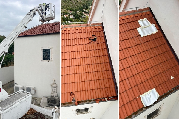 O&scaron;tećen i krov crkve Velike Gospe u Martinovićima, župski vatrogasci sanirali o&scaron;tećenje