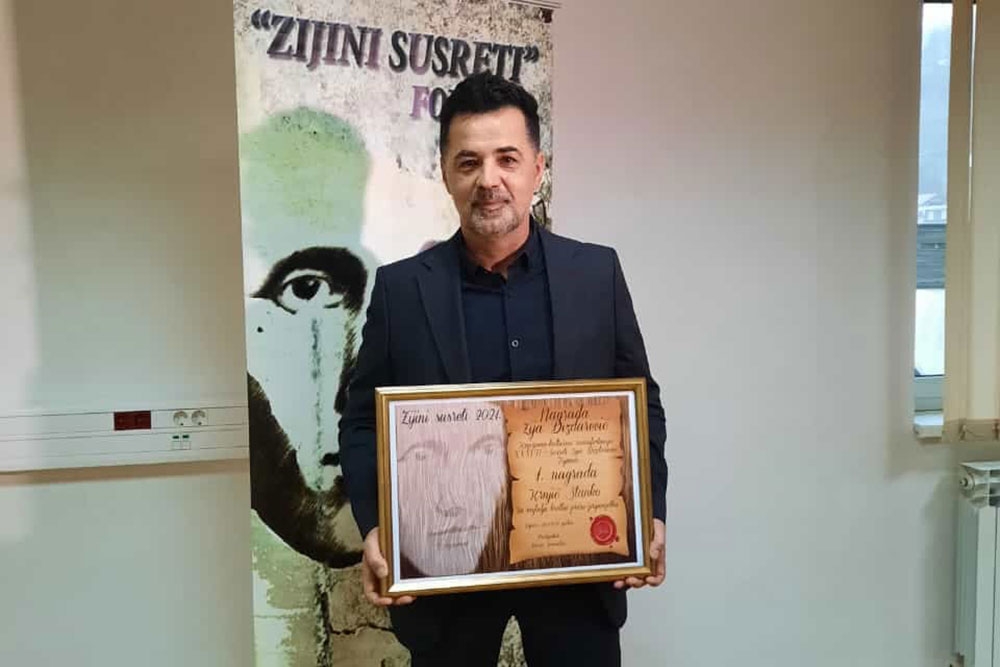 Stanko Krnjić osvojio prvu nagradu na Kulturno &ndash; književnoj manifestaciji Susreti Zija Dizdarević u Fojnici