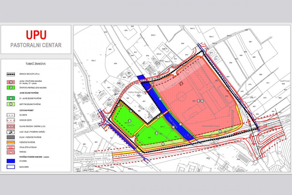 Javna rasprava o prijedlogu Izmjena i dopuna Urbanističkog plana uređenja "Pastoralni centar"