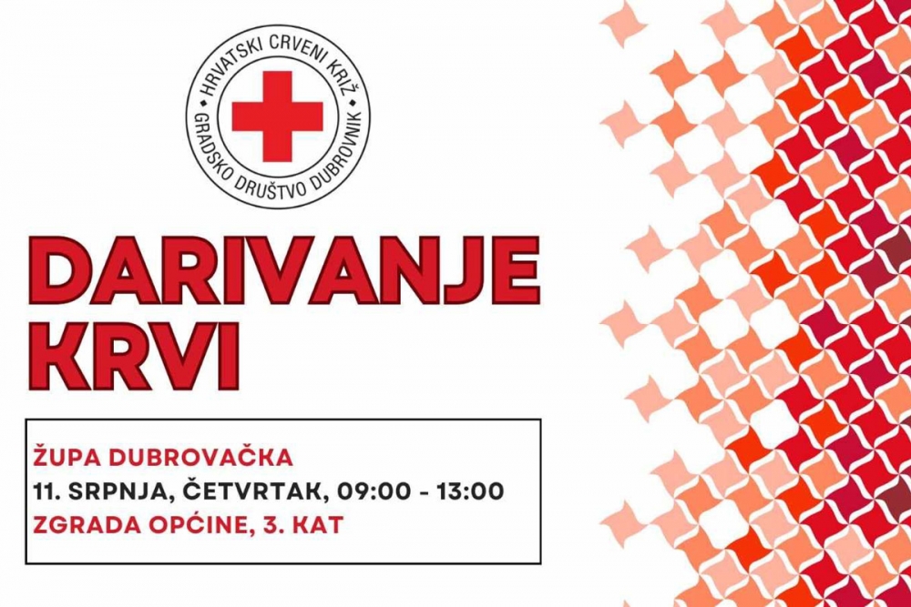 Daruj krv i učini svijet zdravijim! 41. akcija darivanja krvi sutra u zgradi Općine u Srebrenom