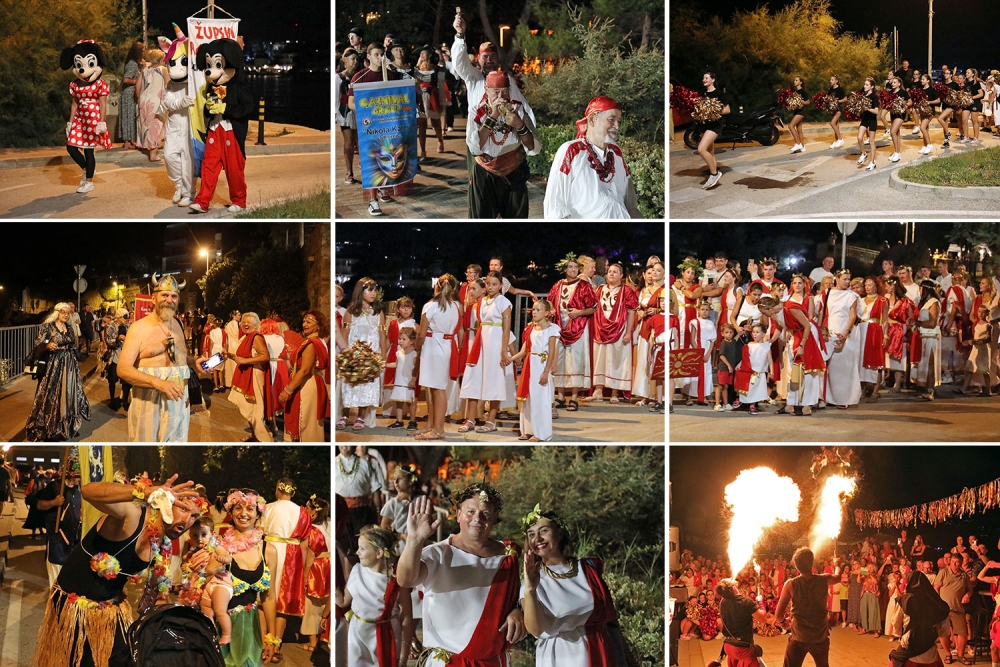 Ljetni karnevo; U Župu stigli Rimljani, žongleri vatrom odu&scaron;evili sve okupljene (FOTO/VIDEO)