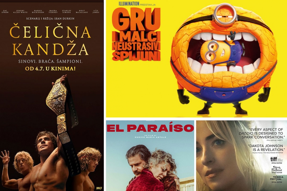 Novi kino tjedan u dubrovačkim ljetnim kinima; "Gru i Malci: Neustra&scaron;ivi &scaron;pijuni", "Čelična kandža", "Daddio", "Raj"..