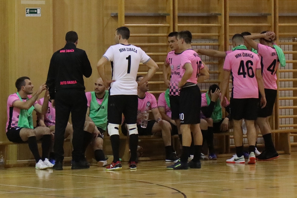 Županijska futsal liga; Čibača pobijedila Zmaja, Plat u ovom kolu bio slobodan