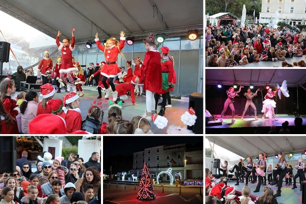 Prva nedjelja adventa; Plesni party plesnog studija Lazareti ispunio adventski trg (FOTOGALERIJA)