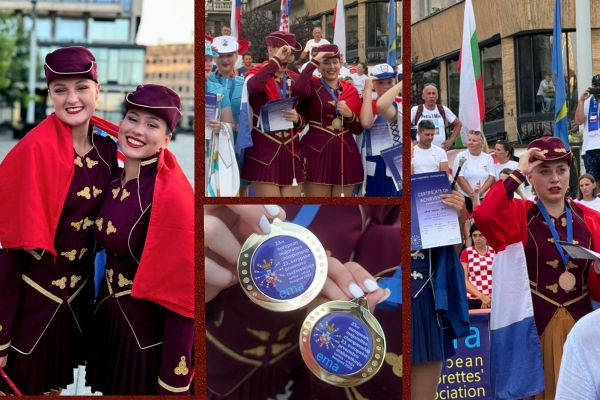 Europsko prvenstvo u mažoret plesu; Lara Herceg i Katarina Perović zlatne, Lana Glavinić brončana (FOTO/VIDEO)