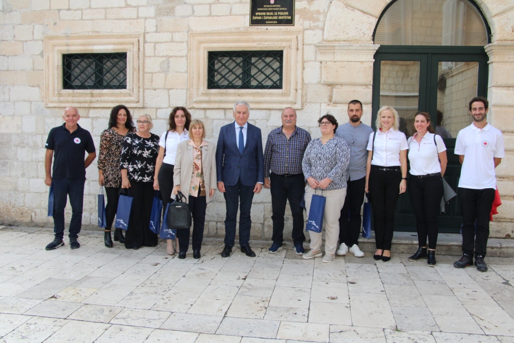 U palači Ranjina održan prijem za dobrovoljne darivatelje krvi s područja županije