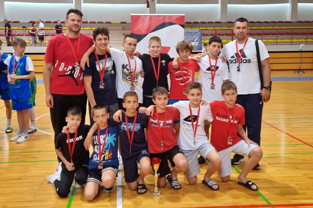 Ponovili lanjski uspjeh; Ko&scaron;arka&scaron;i O&Scaron; Župa dubrovačka i ove godine &scaron;kolski viceprvaci Hrvatske