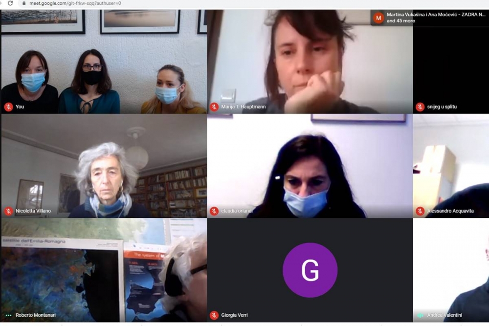 Predstavnici Dubrovačko-neretvanske županije na drugom online sastanku projekta AdriaClim