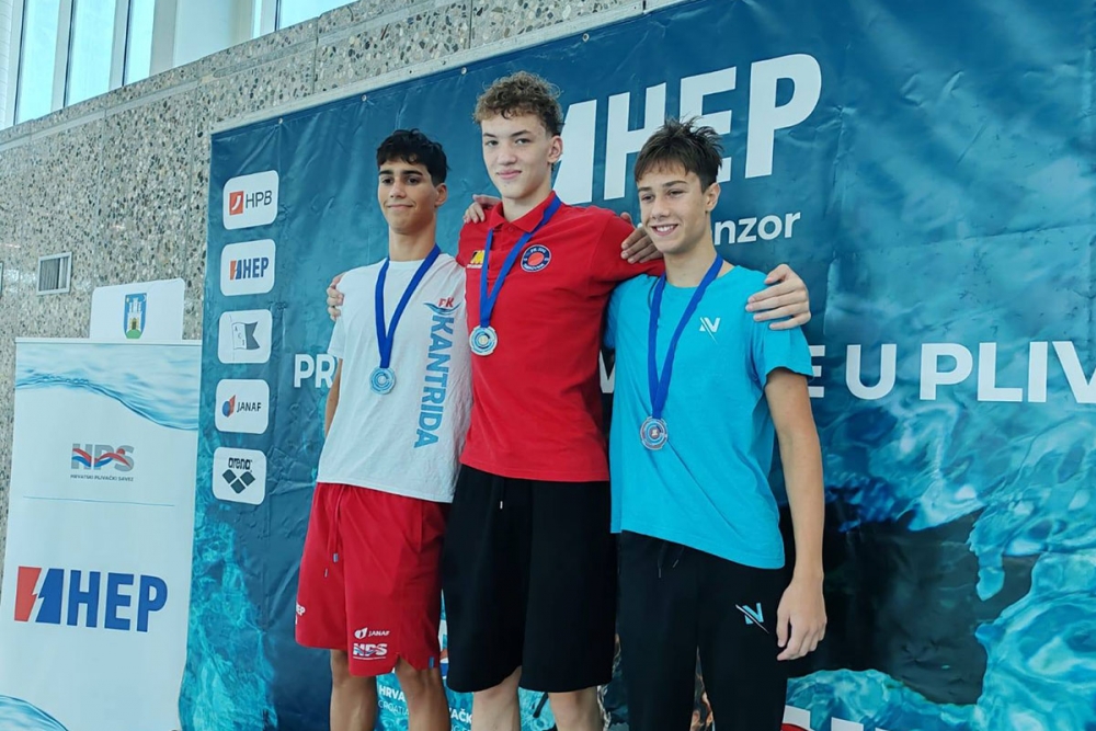 Odličan nastup plivača Juga na Prvenstvu Hrvatske, Luk&scaron;a Pavić uzeo zlato u konkurenciji mlađih juniora