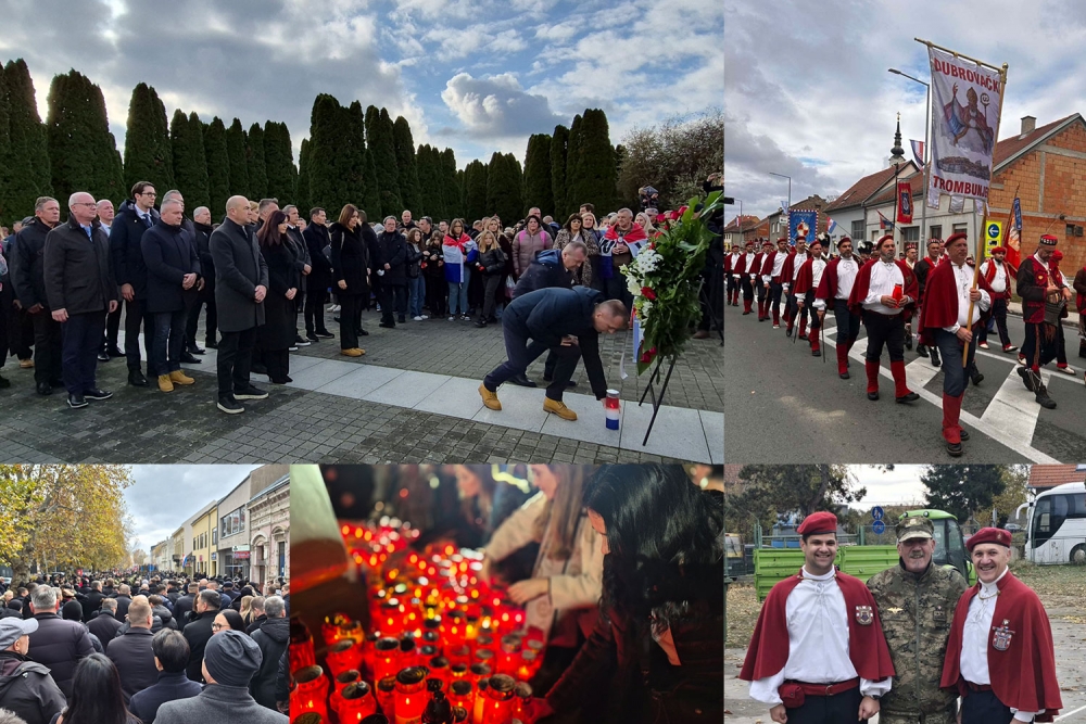 Izaslanstvo županije, Dubrovački trombunjeri... u Koloni sjećanja u Vukovaru (FOTO)