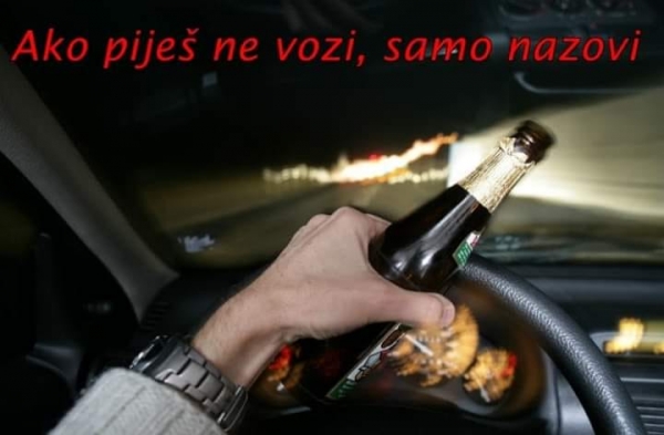 Blagdansko vrijeme bez teže prometne nesreće, najveći rezultat akcije "Ako pije&scaron; ne vozi, samo nazovi"