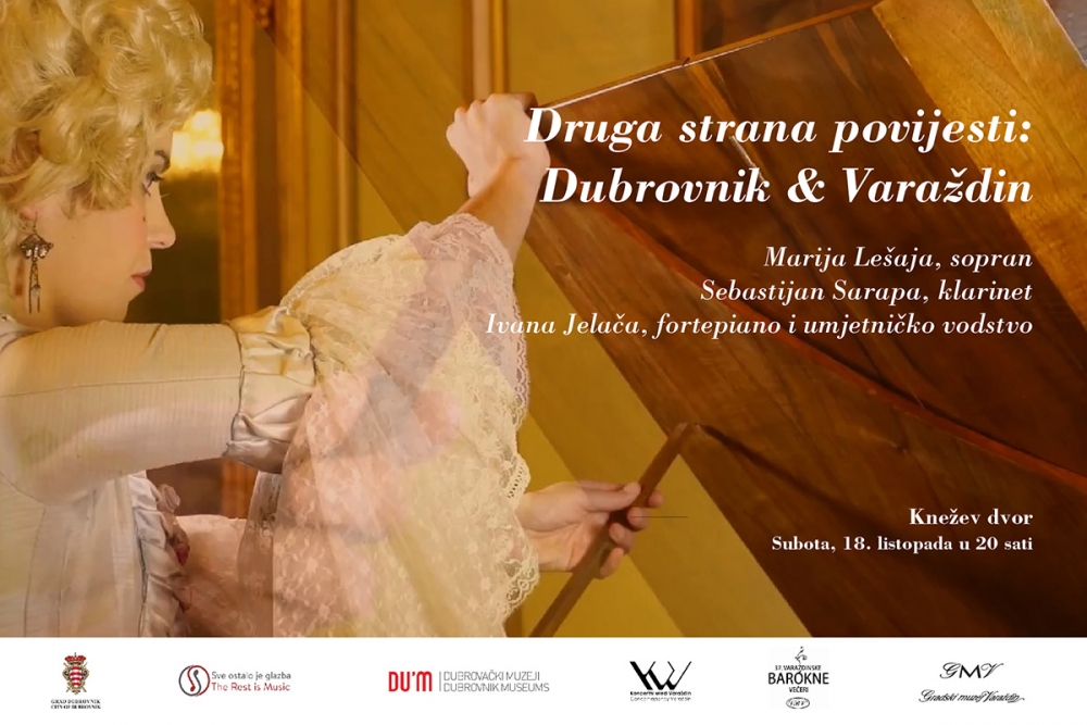 Projekt Druga strana povijesti: kulturna suradnja Dubrovnika i Varaždina, večeras u Kneževu dvoru