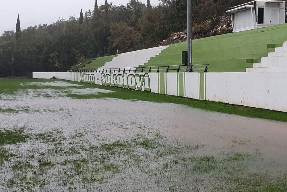 Zbog poplavljenog terena odgođena utakmica u Dubravci, kraj jesenskog dijela idući tjedan
