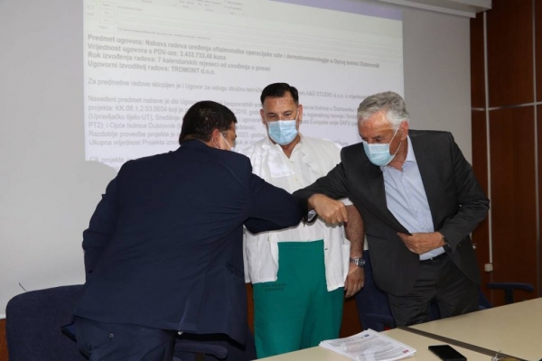 Potpisan 3,4 milijuna kuna vrijedan ugovor o radovima u Općoj bolnici Dubrovnik