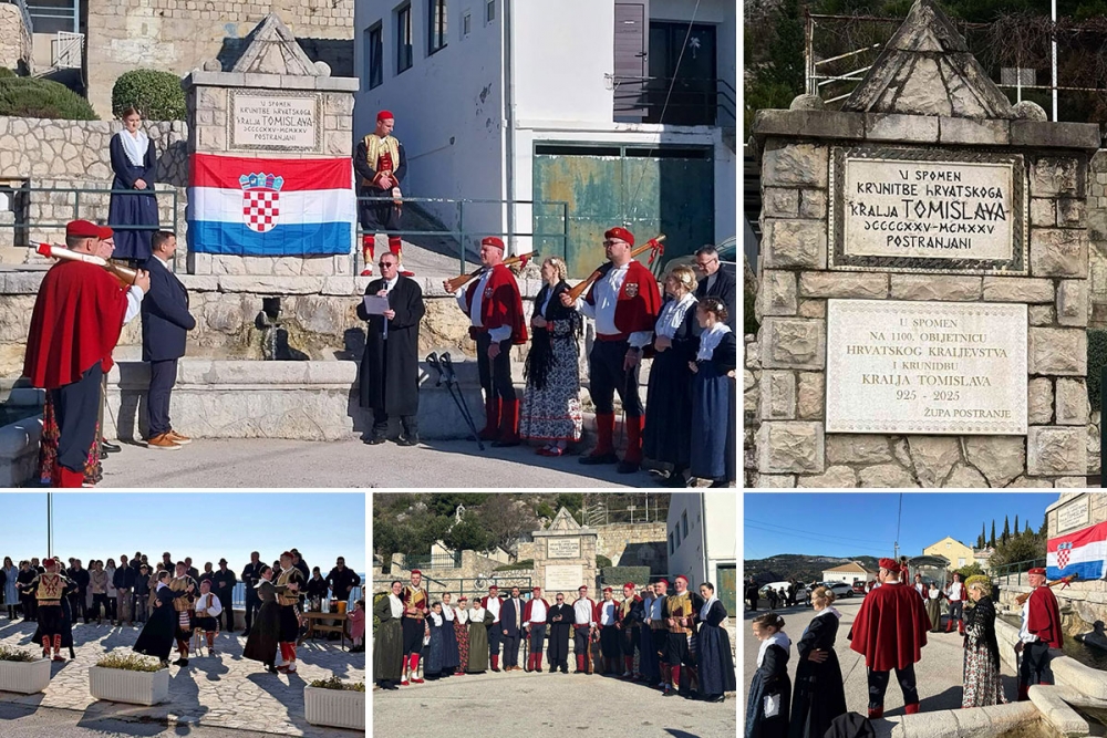 Na Bravinjcu otkrivena ploča "U spomen na 1100. obljetnicu Hrvatskog kraljevstva" (FOTOGALERIJA)