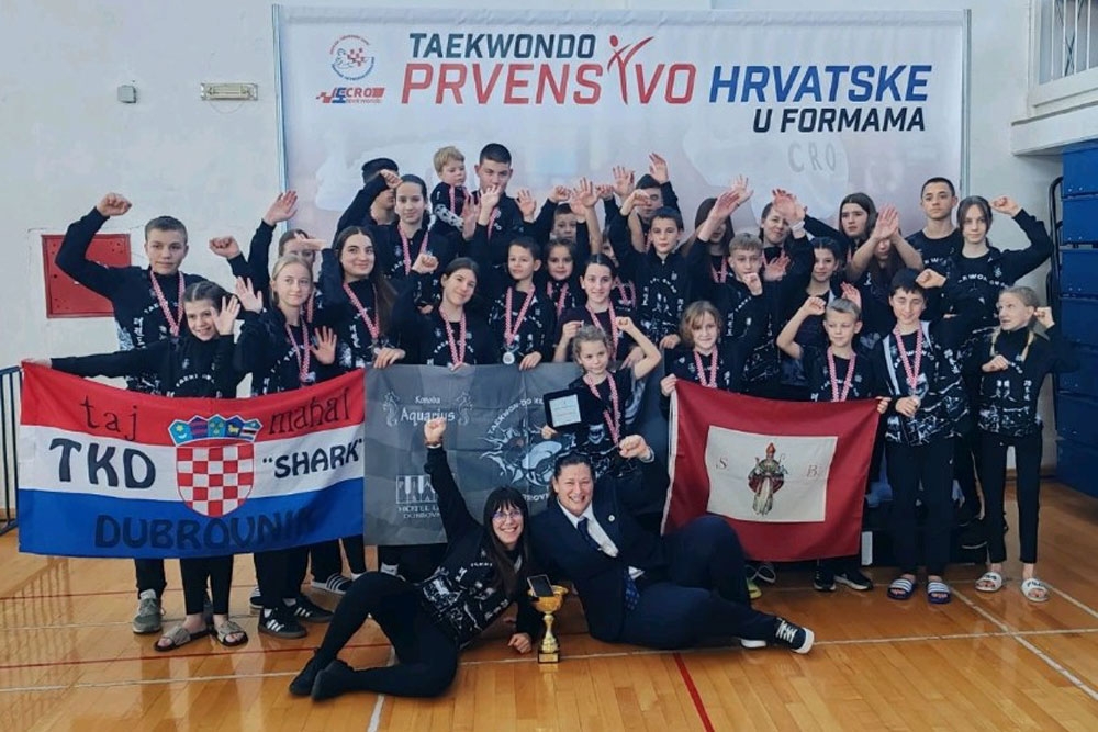 Taekwon-Do klub Shark ponovo ekipno drugi na Prvenstvu Hrvatske u formama!