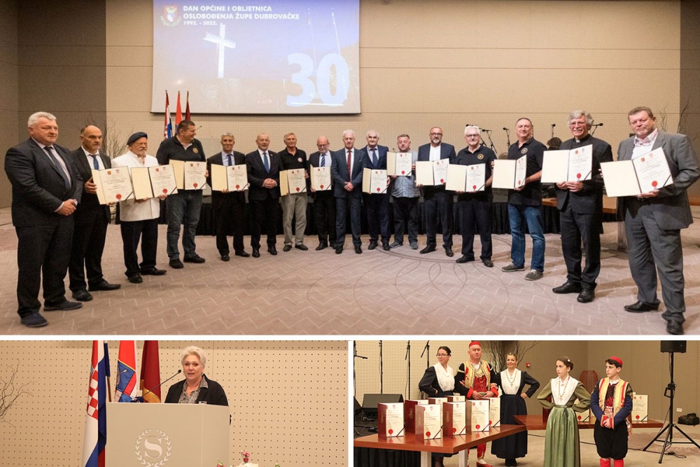 Svečana Akademija povodom 30. obljetnice oslobođenja Župe dubrovačke - Dodijeljene Povelje zahvalnosti
