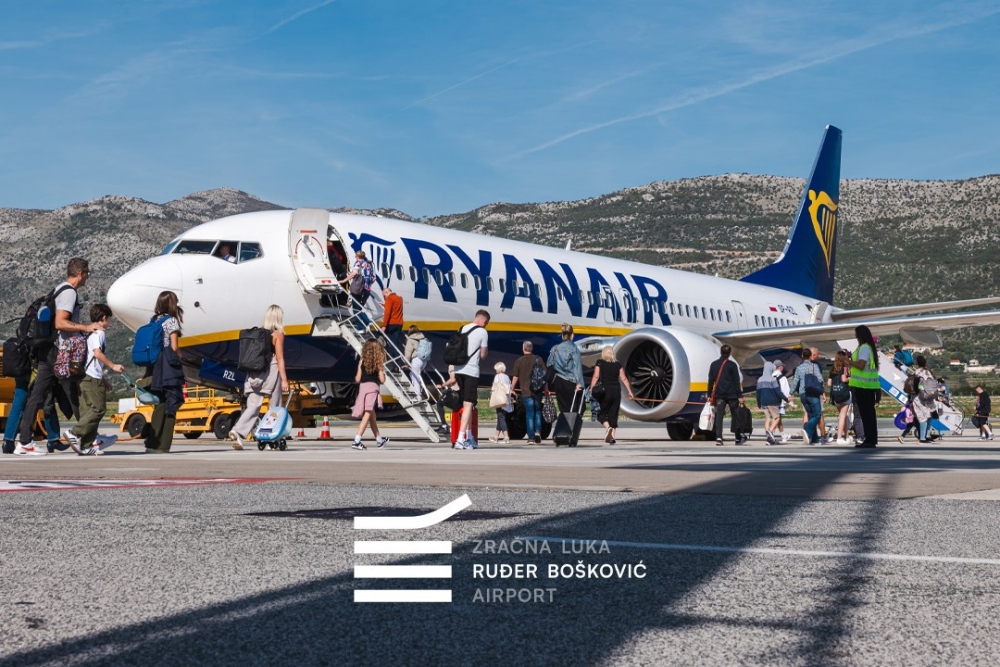 Obavijest iz dubrovačke Zračne luke; Od srijede Ryanair prelazi na 100 posto digitalne ukrcajne karte